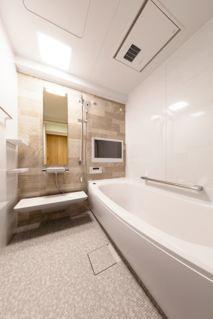 便利機能で清掃性や入浴時間も充実するバスルーム