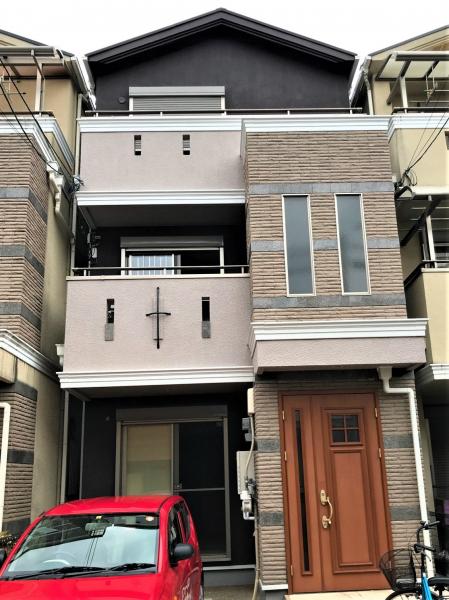アクセントとしてのツートーン外壁・屋根塗装工事