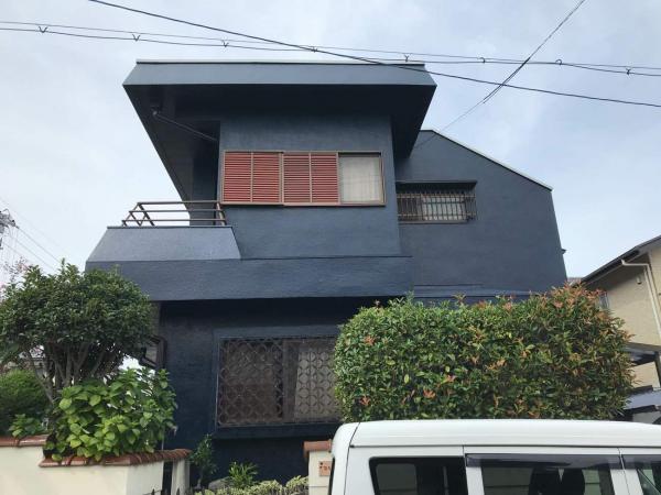 耐久性抜群のﾗｼﾞｶﾙ制御型塗料を使った外壁塗装工事