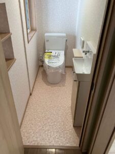 トイレ完成